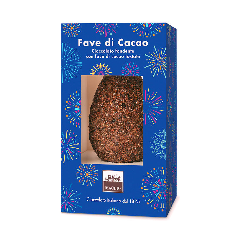 Uovo Fondente con Fave di Cacao tostate 250g - Maglio
